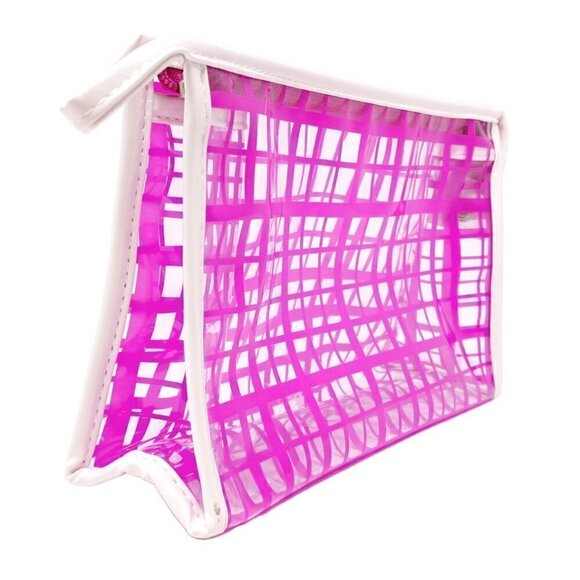 Retro See Through Cosmetic Bag - Picture 1 of 2